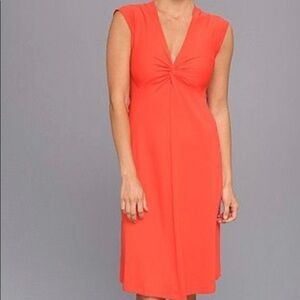 Patagonia Vibrant Coral Midi Dress